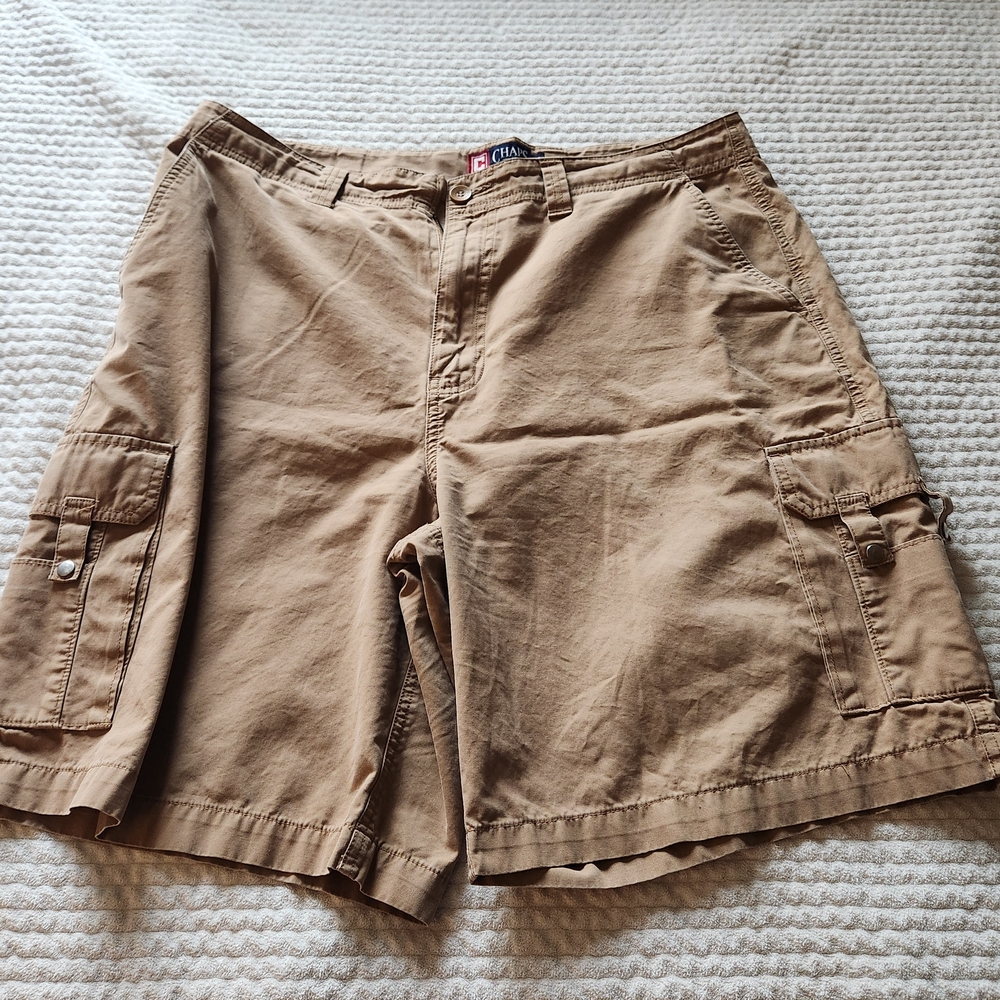 Chaps Tan Cargo Shorts Size 36